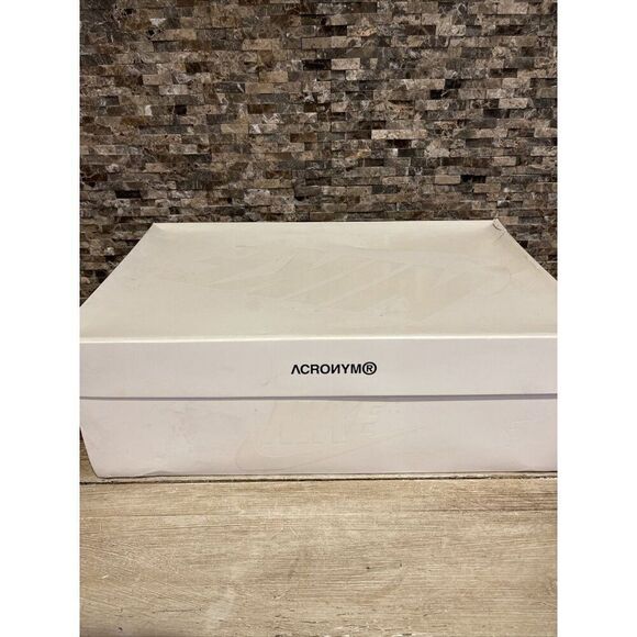 NIKE LUNAR FORCE 1 SP ACRONYM BLCK WHT-GRN-PRPL 698699 002 US MEN SZ 14 - Picture 9 of 10